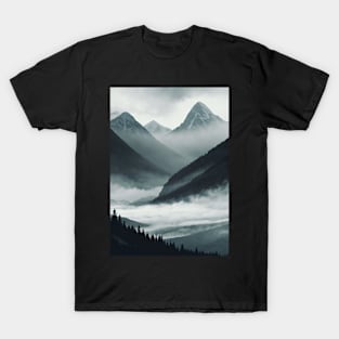 Mist over a Nature Landscape T-Shirt